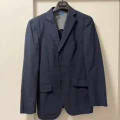 【訳あり】 ネイビー ストライプ ビジネススーツ