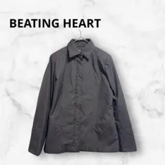 美品✨ビーティングハート　中綿ジャケット【S】 ダークグレー　軽量　日本製