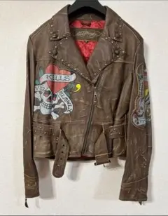 2025年最新】Ed Hardy レザージャケット・ライダースの人気アイテム