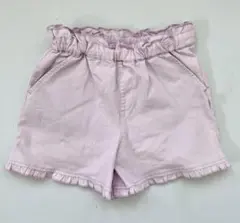 組曲キッズ KUMIKYOKU KIDS 裾フリルショートパンツ ピンク 130