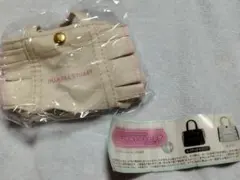 JILL BY JILLSTUARTフリルトートバッグ ホワイト×ピンク ガチャ