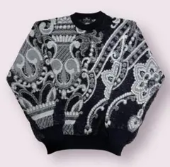 90s Damask Pattern Knit