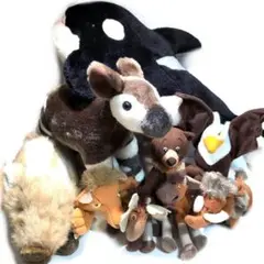 シーワールド ズーラシアもの含む 動物ぬいぐるみ おもちゃ9点【まとめ売り】