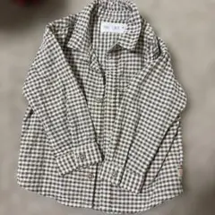 ZARA チェック柄 長袖シャツ 12-18
