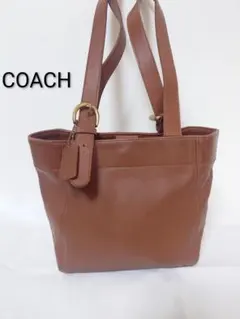 OLD COACH ブラウン トートバッグ USA製