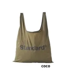 【グリーン/カーキ】スタンダードプロダクツ　くしゅっとコンパクト　エコバッグ
