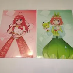 五等分の花嫁　クリアファイル　サンリオ　四葉　五月