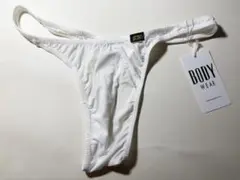 BODYWEAR　ホワイト　M　ソフトストレッチ2way　Tバック
