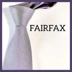 FAIRFAX　フェアファクス　ネクタイ　パープル　ハンドメイド　日本製　高級