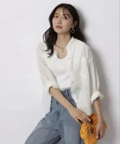 ジャスグリッティー シアーシャツ×レースニットset (Mystrada - メルカリ