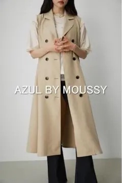 【美品】AZUL BY MOUSSY TRENCH GILET ONEPIECE