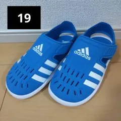 adidas アディダス サンダル 水陸両用サンダル　19cm ブルーのサムネイル