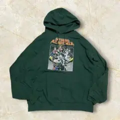 【僕のヒーローアカデミア アニメ US古着 スウェット パーカー メンズ L】