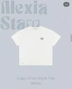 Alexia Stam ロゴクルーネックTシャツ ホワイトのサムネイル