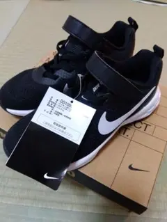 NIKE ナイキ REVOLUTION 6 NN 19cm新品 ブラック キッズ