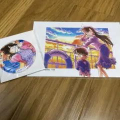 【鳥取県北栄町限定】新商品❗️名探偵コナン北栄町観光協会ポスカ＆缶バッジ　毛利蘭