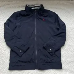 美品　ラルフローレン　ネイビー ジッパー付きジャケット