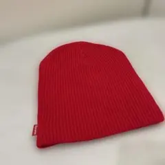 Supreme 赤 ニット帽・ビーニー