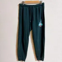 ディズニーリゾート ミニーマウス スウェットパンツ ジョガーパンツ 黒