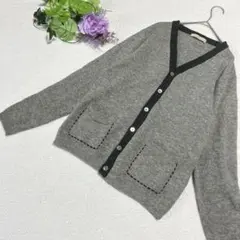 【グローバルワーク】メンズ　カーディガン　グレー　L