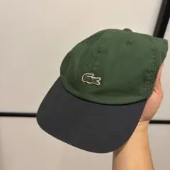 LACOSTE ベースボールキャップ グリーン ネイビーのサムネイル