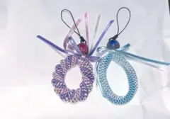 リボンレイ　ストラップ