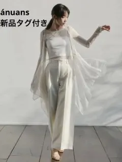 新品タグ付　anuans チュールレースジレのサムネイル