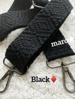 新品✨バッグ付け替え用ショルダーストラップのみ❤️スマホショルダー⭐️ダイヤブラック