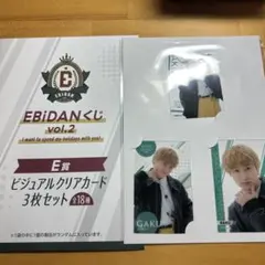 EBiDANくじ vol.2 E賞 ビジュアルクリアカード 3枚セット 田中雅功