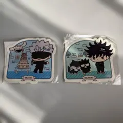 呪術廻戦×サンリオキャラクターズ ダイカットステッカー 伏黒恵×バッドばつ丸