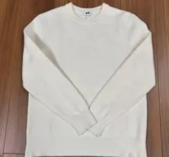 UNIQLO ウォッシャブルストレッチミラノリブクルーネックセーター s