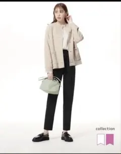 HK WORKS LONDON ノーカラージャケット ベージュ Mのサムネイル