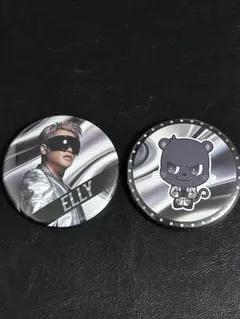 ELLY 缶バッジ 2種 セット 三代目 ガチャ FOREVER ONE