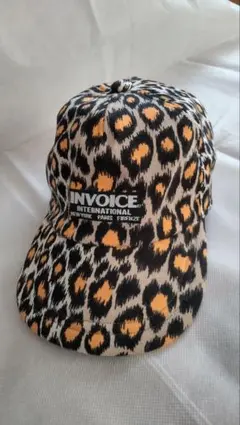 INVOICE ヒョウ柄キャップ
