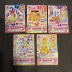 アイカツ！Dreamy Crown 5枚セット　 ちゃお　劇場版アイカツ