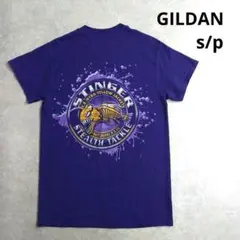 GILDANボディ　カレッジプリントtシャツ　s/pサイズ　アメリカ古着