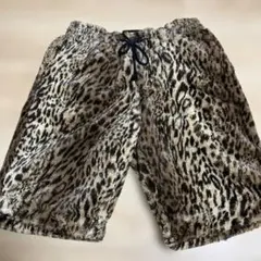 ヒョウ柄 ファー ショートパンツ ハーフパンツ Fサイズ　レオパード　HAREのサムネイル