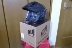 マルシン工業　TE-1 ジェットヘルメットXLサイズ・マットブラック・中古品・のサムネイル