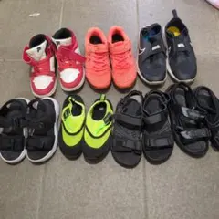 子供靴まとめ売り　ナイキ　FILA　asics