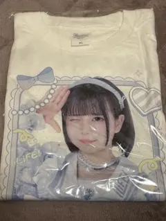 即日発送虹羽みに 実写推しTシャツ ガラポン くじ ONE iLiFE 武道館 虹羽みに iLiFE! あいらいふ 水色 オリジナルTシャツ 推しT 武道館