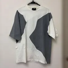 HARE Tシャツ ホワイト/グレー M