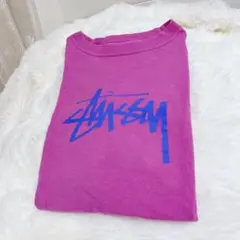 Stussy ストゥーシー 紫Tシャツ sサイズ