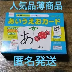 あいうえおカード 知育玩具 ひらがな 学習カードのサムネイル