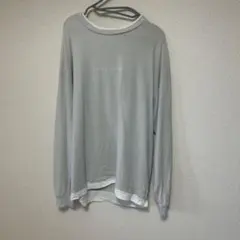 a day in the life フェイクレイヤード長袖Tシャツ