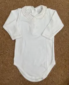 Bonpoint ボンポワン　襟付き長袖ボディスーツロンパース 6m