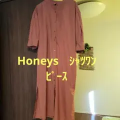 Honeys シャツワンピース