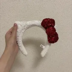 キティーちゃん白　カチューシャ　USJ