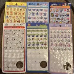 ディズニー　ボンボンドロップシールミニ　おすそ分けセット
