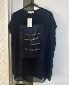 新品　ブージュルード　Bou Jeloud 半袖　Tシャツ　ネイビー　3DTのサムネイル