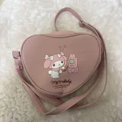 マイメロディ ハート型バッグ ピンク